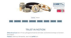 Desktop Screenshot of dietl-feinmechanik.de